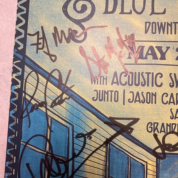 Signed Leftover Salmon Poster - Picture 4 of 8